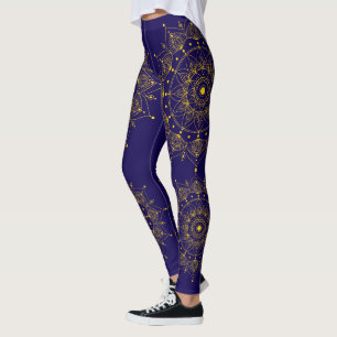 Legging Mandalá Dourado
