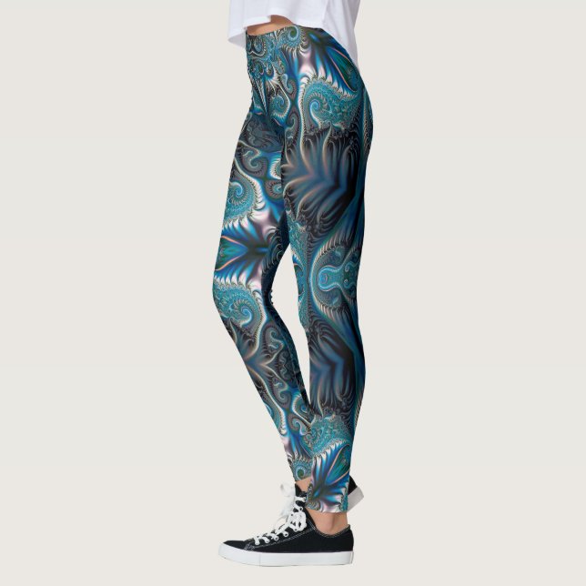 Legging Mandala espacial misteriosa (Esquerda)