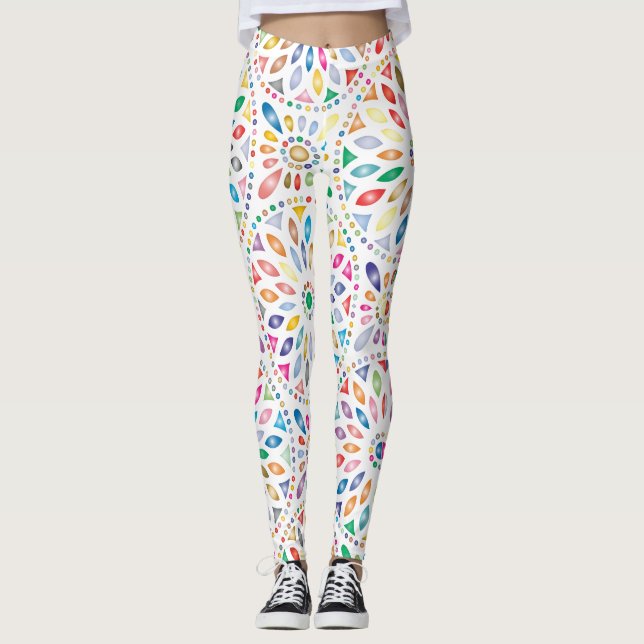 legging mandala flores (Frente)