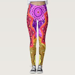 Legging Mandala Magic Fire Power