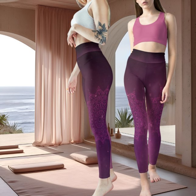 Legging Mandala roxa (Criador carregado)