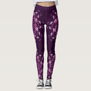 Legging Mandala. roxo floral
