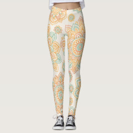 Legging Mandalas Boho Pastel