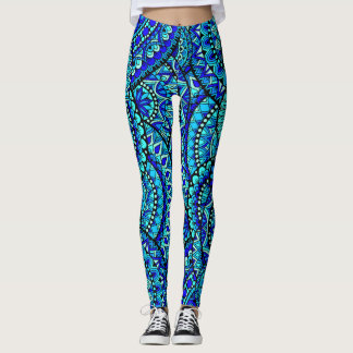Legging Mandalas do oceano