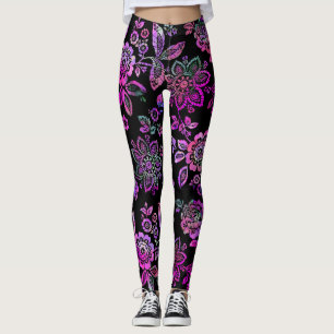 Legging Mania rosa, estilizada, moderna