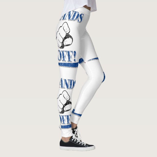 Legging Mãos Azuis das Pernas (Direita)