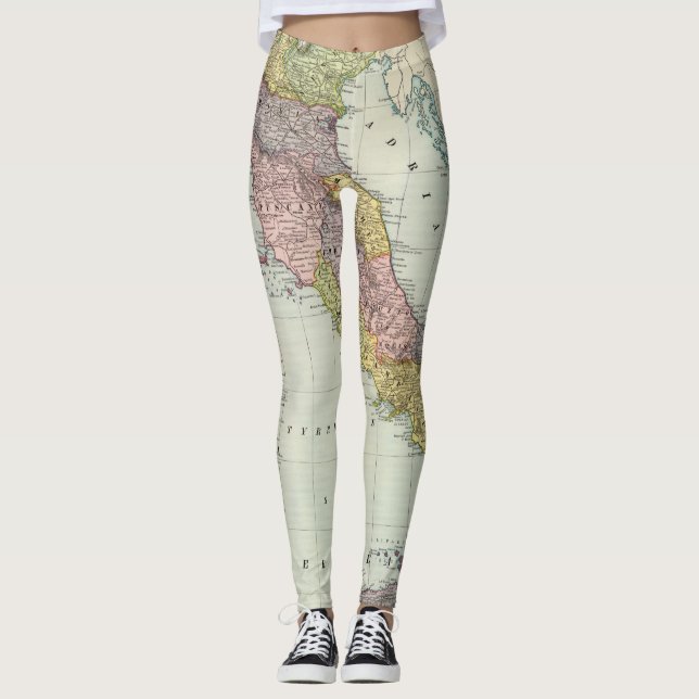 Legging Mapa de Italia (Frente)
