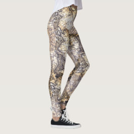 Legging Mapas inclinados