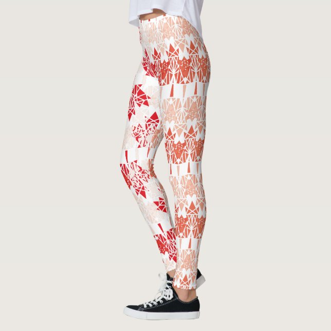 LEGGING MAPLE MADE WITH TRIANGLES CANADA FLAG BY MASANSER (Esquerda)