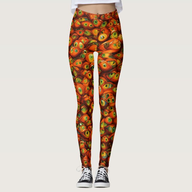 Legging "Maravilha Multiolhos: Pernas femininas com um cal (Frente)