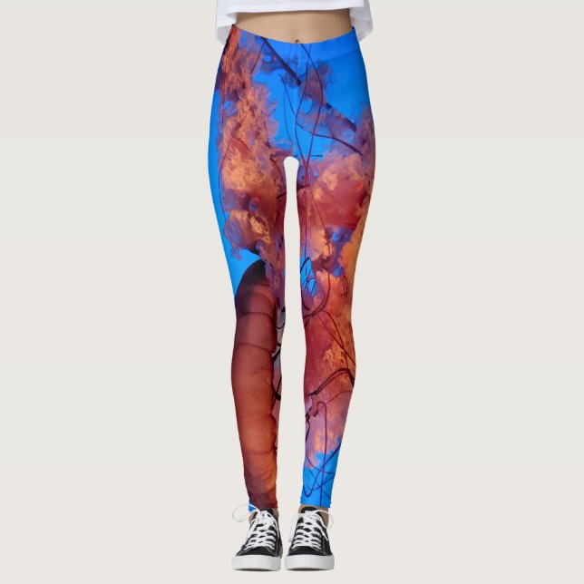 Legging Maravilhosa água-viva (Frente)