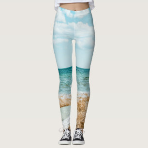 Legging Maravilhosa paisagem marinha