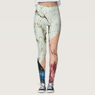 Legging Marble Abstrato Pattern