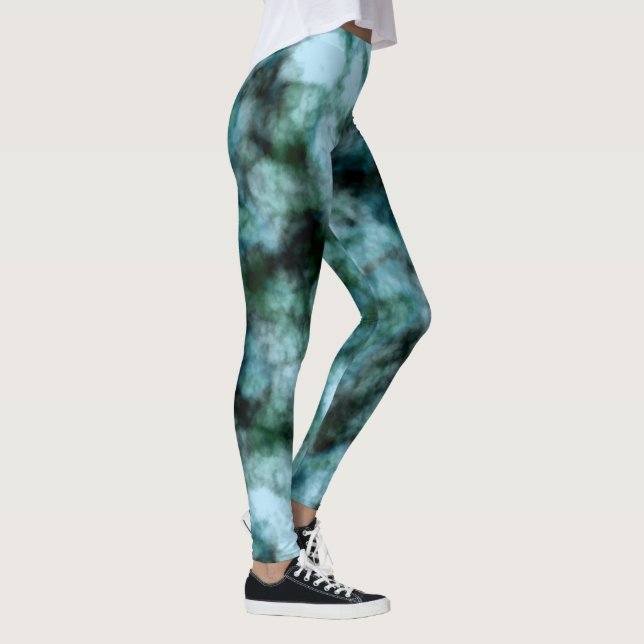 Legging Marble Azul e Verde (Direita)