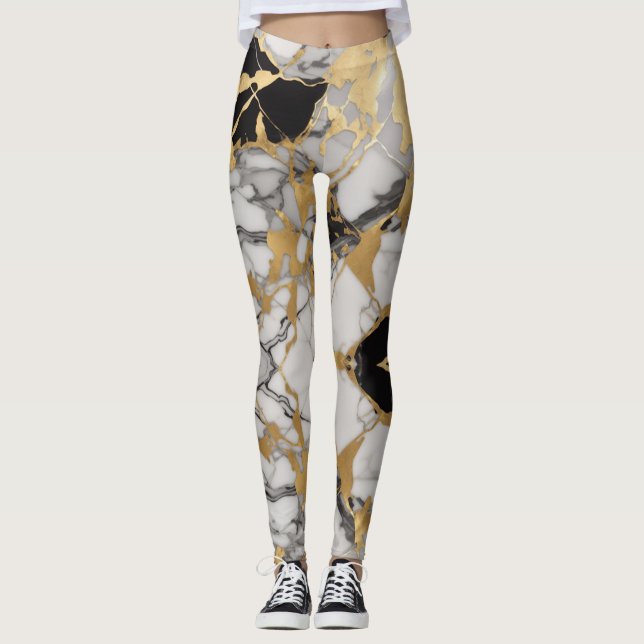 Legging "Marble Majestade - Mulheres Opulentes (Frente)