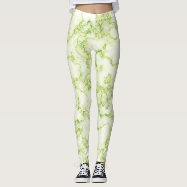 Legging Marble Pattern Green (Frente)