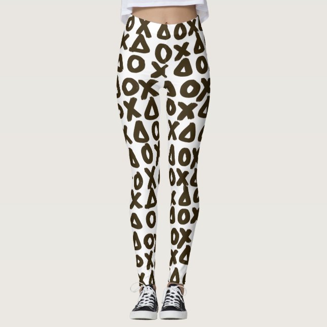 Legging marcador geométrico XO marca (Frente)