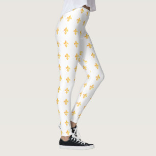 Legging Mardi Gras Carnaval de Fleur de Lis Diamond Harleq
