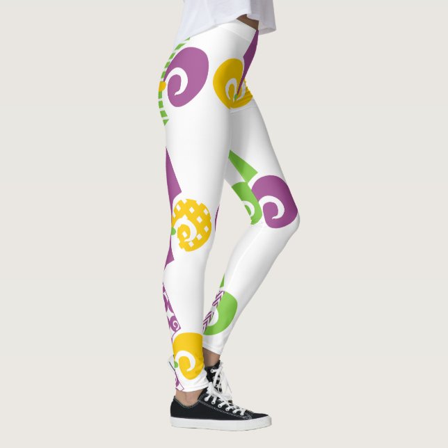 Legging Mardi Gras Fleur de Lis (Direita)