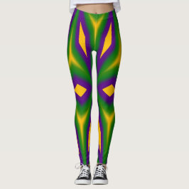 Legging Mardi Gras Star