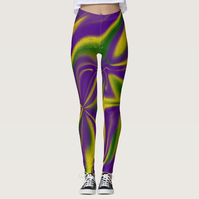 Legging Mardi Gras Swirls (Frente)