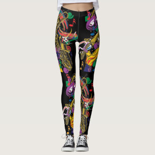 Legging Mardis Gras Nova Orleães