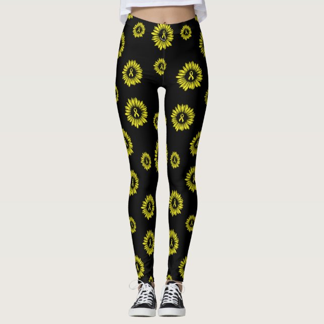 Legging Margarida Amarela... Endometriose (Frente)