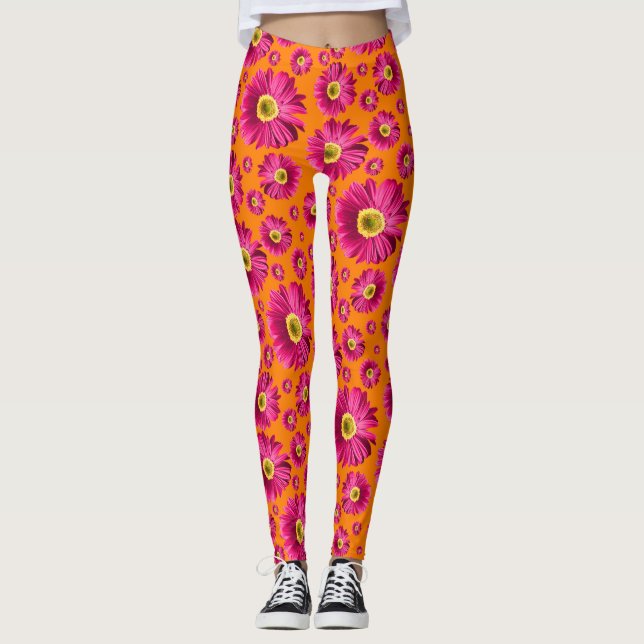 Legging Margarida Daisy Fuchsia Rosa (Frente)