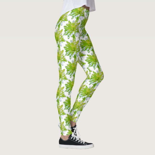 Legging Margarida verde-floral verde-floral verde-torta (Direita)