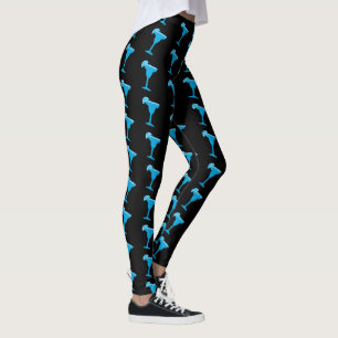 Legging Margarita azul