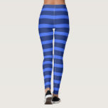 Legging Marinho Azul Geométrico Simples Moderno com Duas P<br><div class="desc">Bloco de cor azul geométrico de duas tiras de tonalidade simples moderna</div>