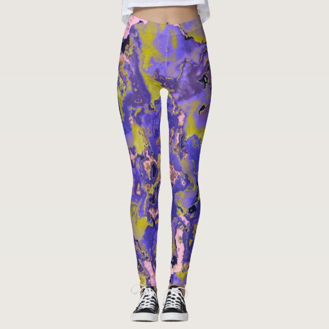 Legging Mármore Radioativo (Frente)