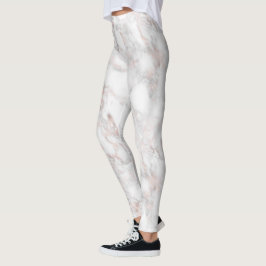 Legging Mármore Rosa Dourado Luxury Faux