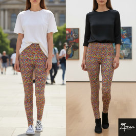 Legging Mármores de vidro colorido