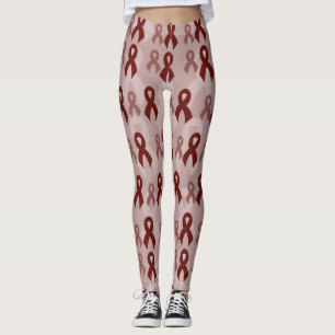 Legging Maroon Ribbons...APS