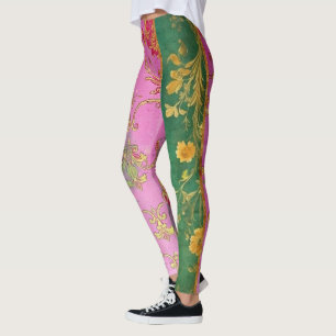 Legging Máscara de Grunge Rosa Selvagem - Pernas