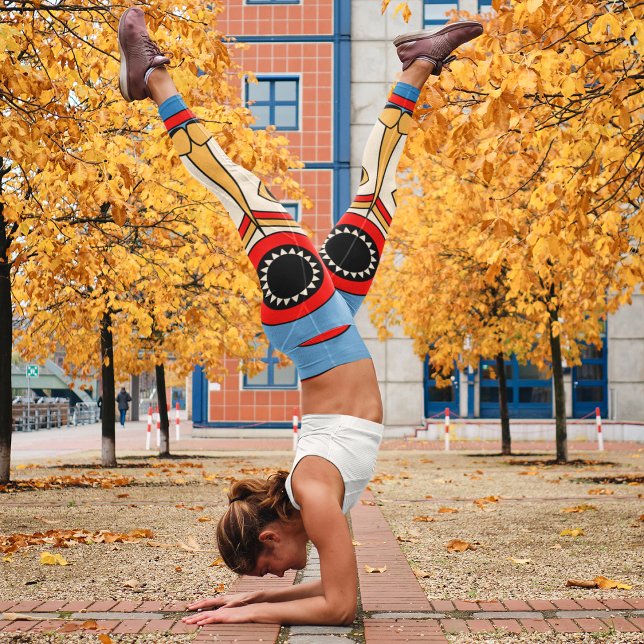 Legging máscara tiki tradicional (Criador carregado)