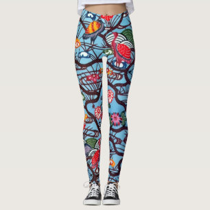 Legging Matéria têxtil japonesa do quimono do vintage