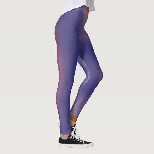 Legging “Mauve Mirage Flow”  –  Abstract Pink Blue Peach (Direita)