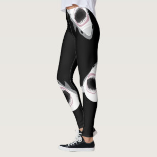 Legging Maxilas da mordida do tubarão
