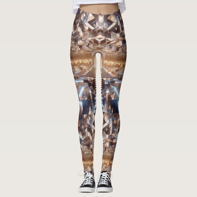Legging Maze Espelho Infinito (Frente)