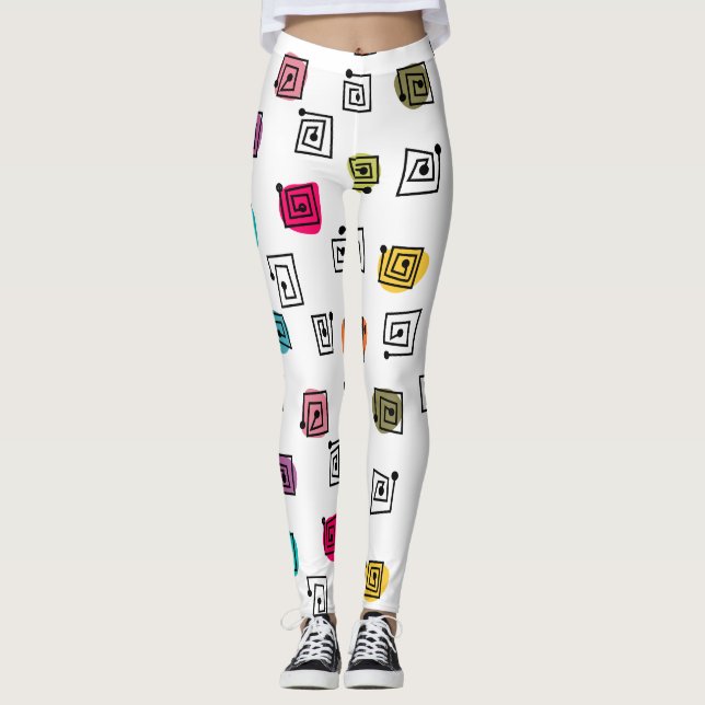 Legging Mazes Coloridos (Frente)