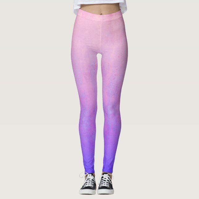 Legging Mbre azul-rosa-russa (Frente)