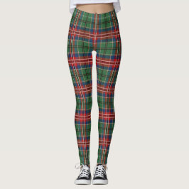 Legging McCulloch Xadrez Tartan - Padrão Escocês de Clã