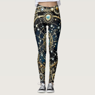 Legging Mecanismo Celestial Arte Cósmica