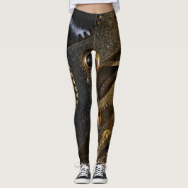 Legging Mecanismo de Vigilância Steampunk