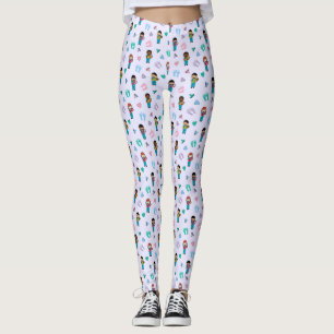 Legging Médicos e Enfermeiros Bonitos com Recém-Nascidos
