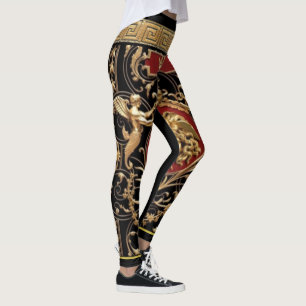 Legging Medusa, Serafins e Designer Clássico Chave Grega