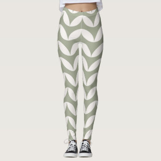 Legging Meia-círculo geométrico design moderno