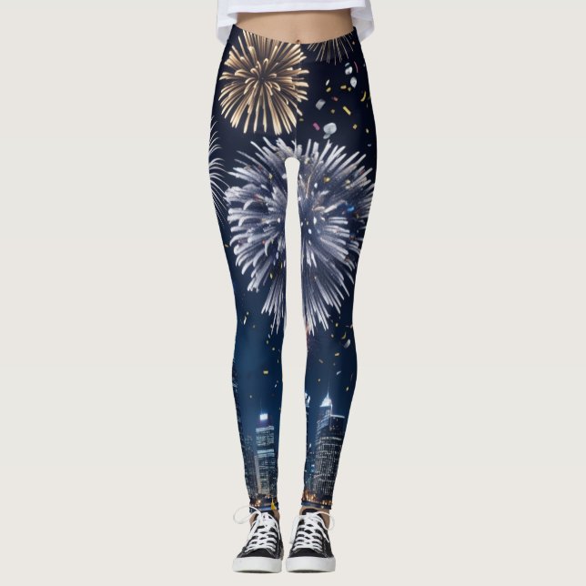 Legging Meia-Noite no Céu (Frente)